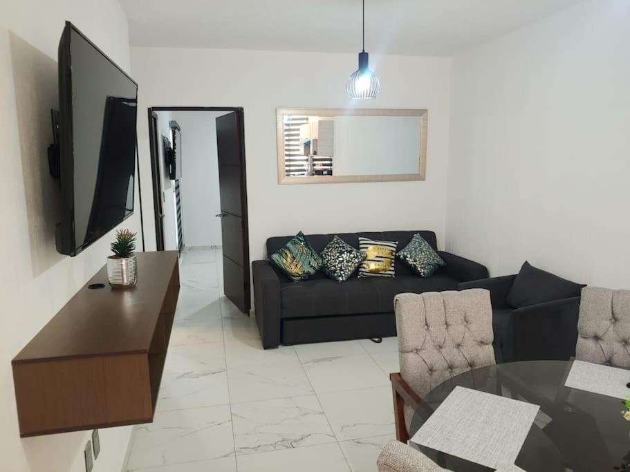 Departamento Con Alberca Apartment Manzanillo Bagian luar foto